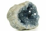 Sparkly, SKy-Blue Celestine (Celestite) Geode - Madagascar #344715-2